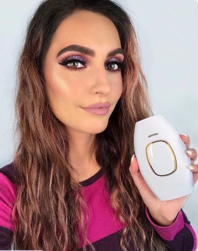 Customer photo review of Nuvee® IPL Hair Remover Pro