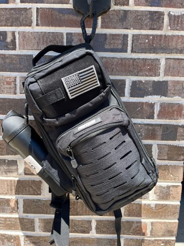 Customer photo review of CourtCommander Pickleball Backpack - Fits 5 Paddles