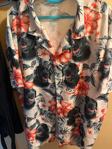 Customer photo review of Luau Buddies Shirt