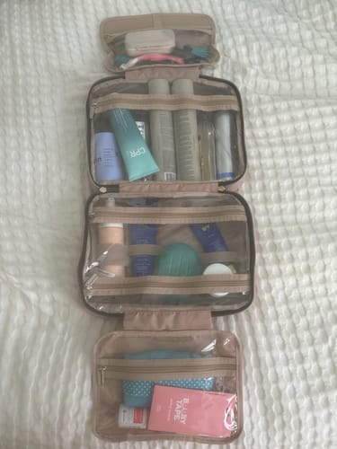 Customer photo review of The Space Saver Bonchemin Hanging Toiletry Bag