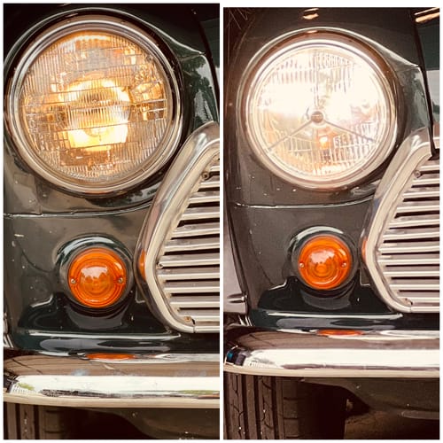 Customer photo review of Apollo H4 LED Headlamp Bulb Set (4300k)