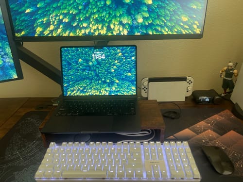 Customer photo review of Mechanical Keyboard For Mac | Tactile & Backlit Switches