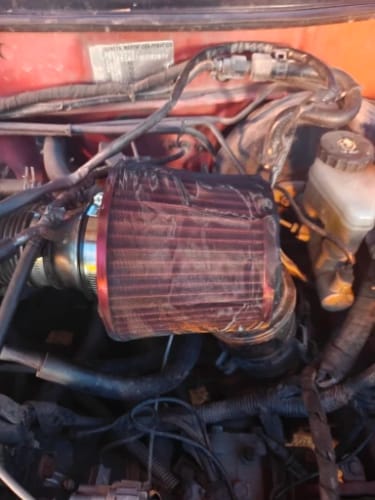 Customer photo review of Air Filter Protective Cover Real Waterproof Oilproof