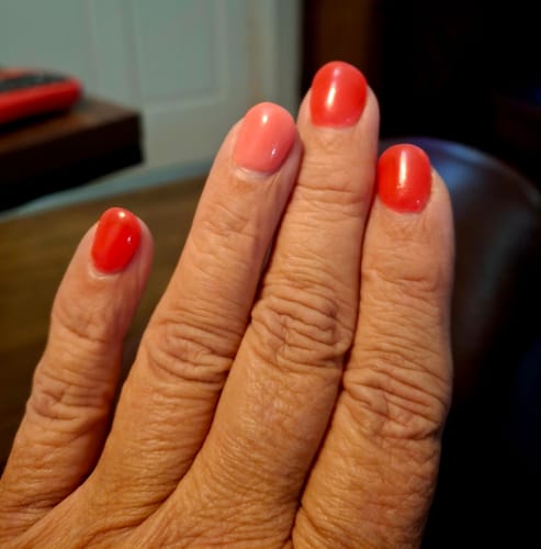 Customer photo review of Cherry Blossom | Dip Powder Theme Set