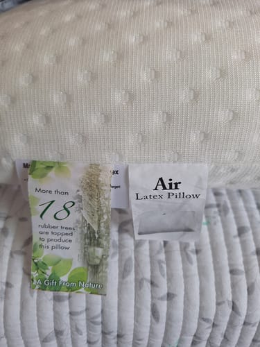 Customer photo review of Getha Air Latex Pillow