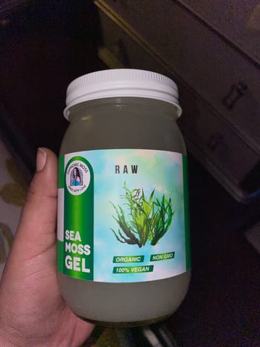 Customer photo review of Raw Sea Moss Gel, Irish Sea Moss