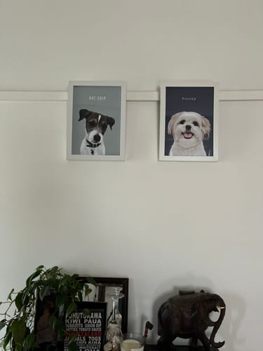 Customer photo review of Custom Pet Portrait - One Pet