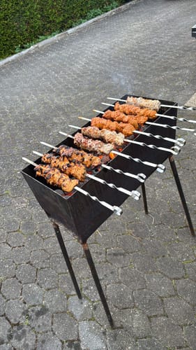 Customer photo review of Schweine-Schaschlik Tomate 1kg