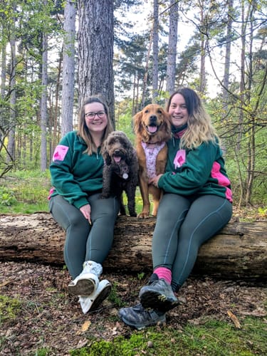 Customer photo review of Walkies Ready® Leggings - Emerald