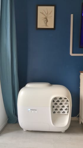 Customer photo review of Self-Cleaning Litter Box