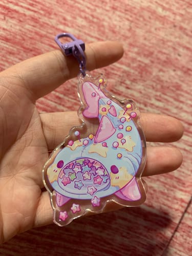 Customer photo review of Pin-Cushion Sea Pet Keychains