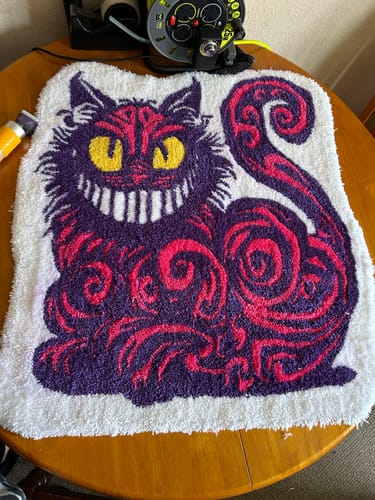 Customer photo review of The Spider — Cut & Loop Pile Tufting Machine