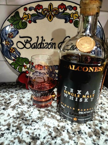 Customer photo review of Balcones Blackwell's Single Barrel Texas Single Malt Whisky 132.8 Proof