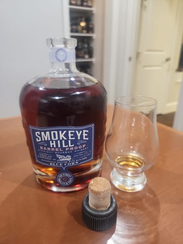 Customer photo review of Smokeye Hill Barrel Proof Bourbon Whiskey