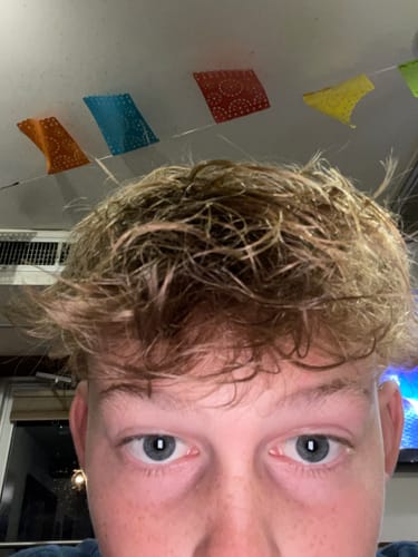 Customer photo review of Hair Texturizing Powder