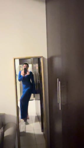 Customer photo review of Frances Maxi Dress