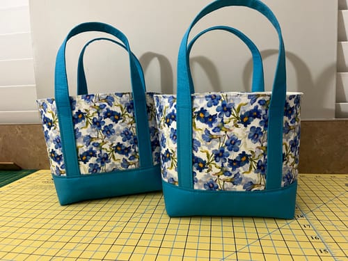 Customer photo review of Petite Set Tote Pattern