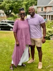 Customer photo review of Linen Long Tunic LAUREN