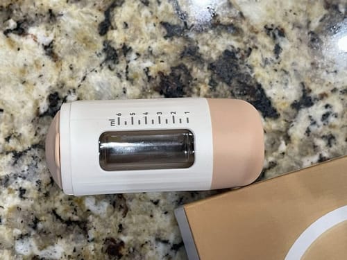 Customer photo review of BrushX Hair Growth Applicator & Scalp Massager