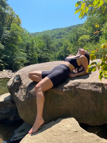 Customer photo review of Banded Bike Shorts 'Black'