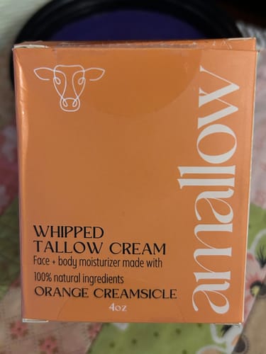 Customer photo review of Whipped Tallow Cream - Orange Creamsicle