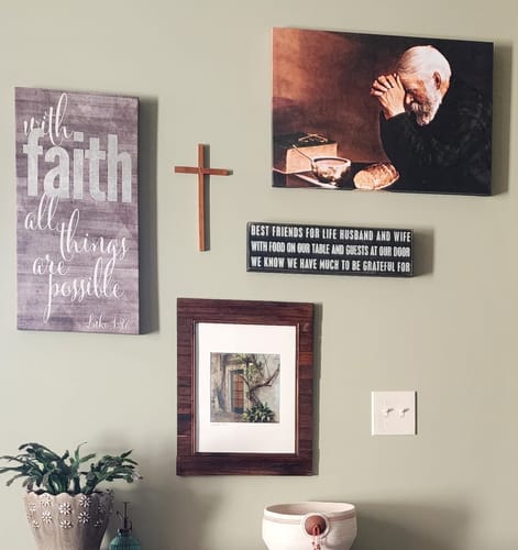 Customer photo review of Grace - Man Praying Over Daily Bread