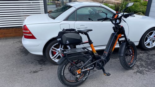 Customer photo review of Lankeleisi RX800 Plus 1000W 20" Fat Bike Full Suspension Electric Bike 48V 20Ah Samsung Battery SUV E-Bike