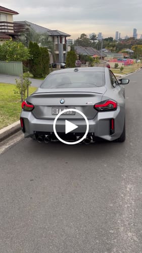 Customer video review of BMW M2 G87 BIG SINGLE MIDPIPE