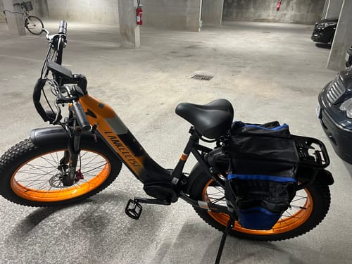 Customer photo review of Lankeleisi MG600 Plus 1000W Bafang Motor 26" Fat Bike All Terrain SUV E-Bike 48V 20Ah Samsung Battery
