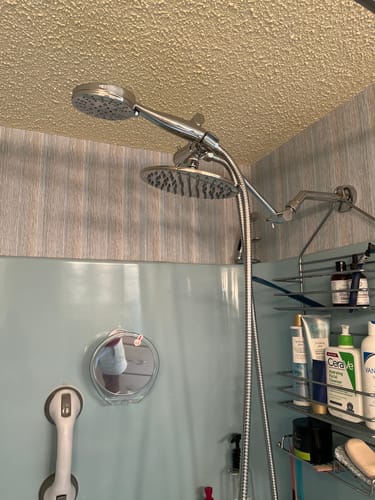 Customer photo review of 3-Spray Dual Shower Head Set