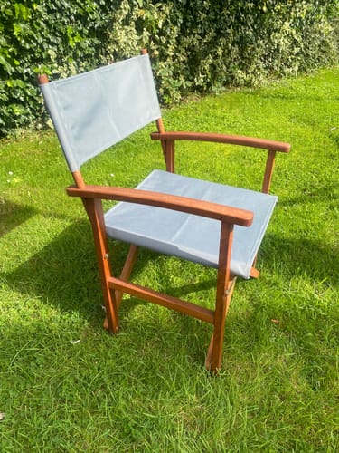 Customer photo review of Replacement Directors Chair Covers |Water Resistant Durable Chair Seat Cover