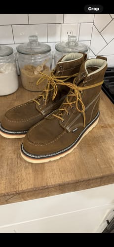 Customer photo review of 6 Inch Moc Toe Boot