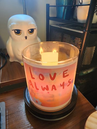 Customer photo review of Love Always Candle Featuring Kate Eliza