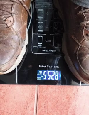 Customer photo review of Pesa Digital Inteligente con Bluetooth