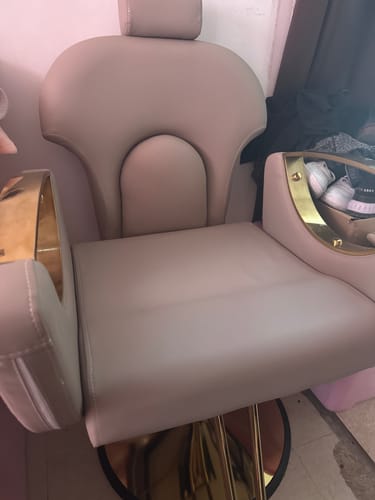 Customer photo review of Silla Premium Salon Spa Estetica Neumatica Ajustable Gold
