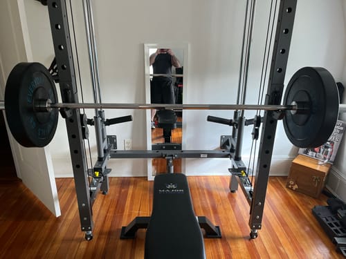 Customer photo review of Major Fitness Adjustable Bench | 1300Lbs Capacity Weight Bench PLT01