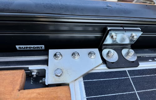 Customer photo review of Fiamma F45S Awning Brackets - Set of 3