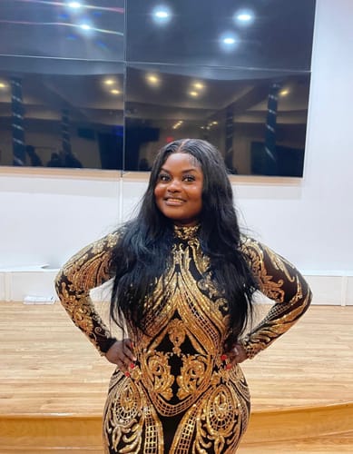 Customer photo review of "IMANI" (READY TO SHIP)