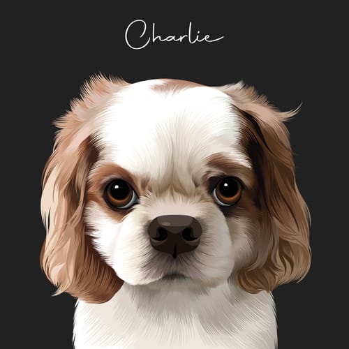 Customer photo review of Pet Art Canvas Wrap