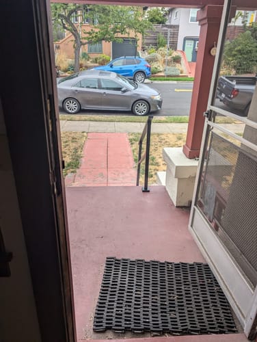 Customer photo review of Stair Handrail Kit