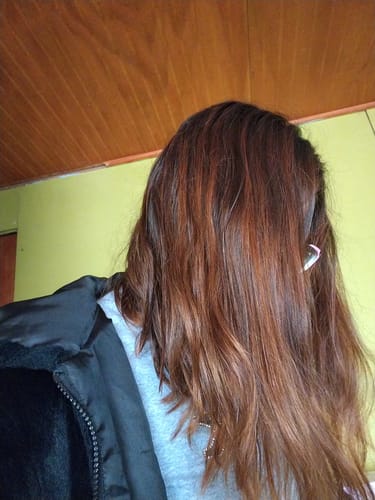 Reseña con foto de un cliente sobre Henna Jamila BAQ (cobrizo intenso 🔥 👩🏼🦰)