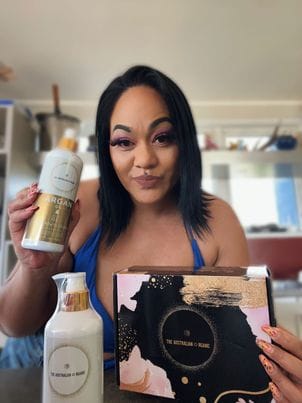 Customer photo review of Extra Volume Hair Growth Shampoo