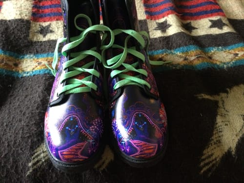 Customer photo review of Psychedelic boots