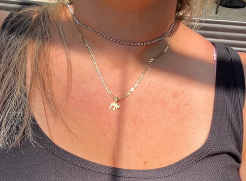 Customer photo review of Chai Chain Necklace