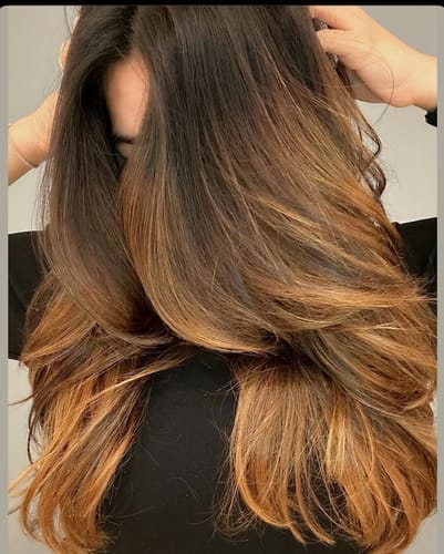 Customer photo review of Energising Hair Growth Organic Shampoo