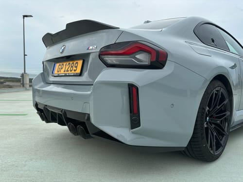 Customer photo review of MHC+ BMW M2/M240i Performance Style Rear Spoiler In Pre Preg Carbon Fibre (G87/G42)