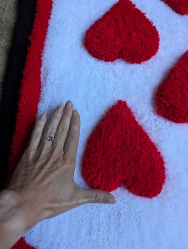 Customer photo review of The Daddy Long Legs — High Pile Shaggy Tufting Machine