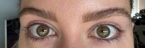 Customer photo review of LASH SERUM
