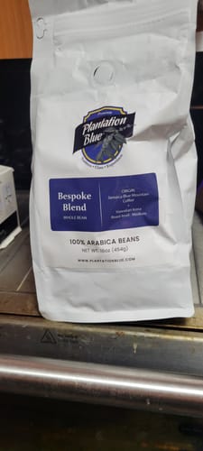 Customer photo review of 100% Jamaica Blue Mountain Premium Coffee (16 oz - medium roasted whole beans)