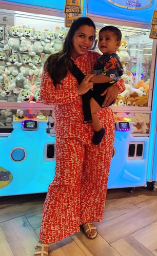 Customer photo review of Corduroy Navy Blue